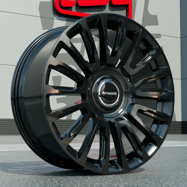 Range Rover Hawke Wheels RANGE ROVER VOGUE L405 x4 HAWKE DRESDEN Alloy Wheels 22x9.5 5-120 Gloss ...