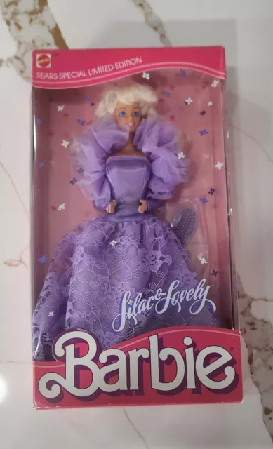 Vintage Mattel 1987 Lilac & Lovely Barbie Doll Sears Special Edition #7669 NIB