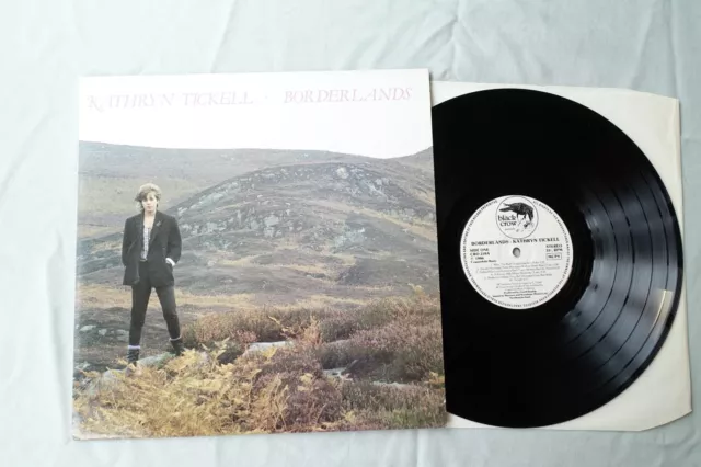 Kathryn Tickell Lp Borderlands Uk Black Crow 1986 English Folk Exc/Exc