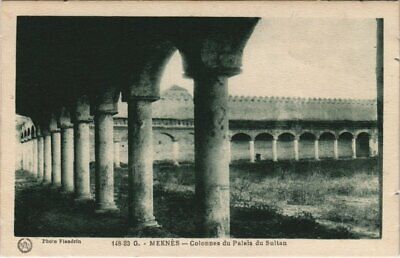 CPA ak morocco meknes columns of the palace of the sultan Flandrin (38017)