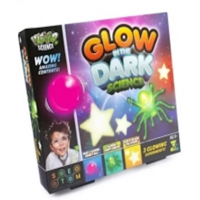 Glow in the Dark Weird Science Set Glühendes Experiment Aktivität Chemie Kit 3