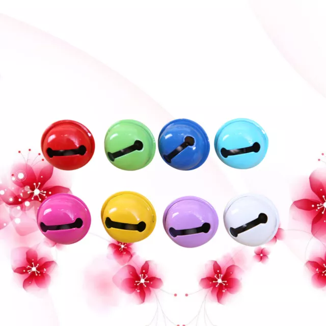 20pcs 22mm Colorful Painted Jingle Bell Metal Round Mini Bells Jewelry