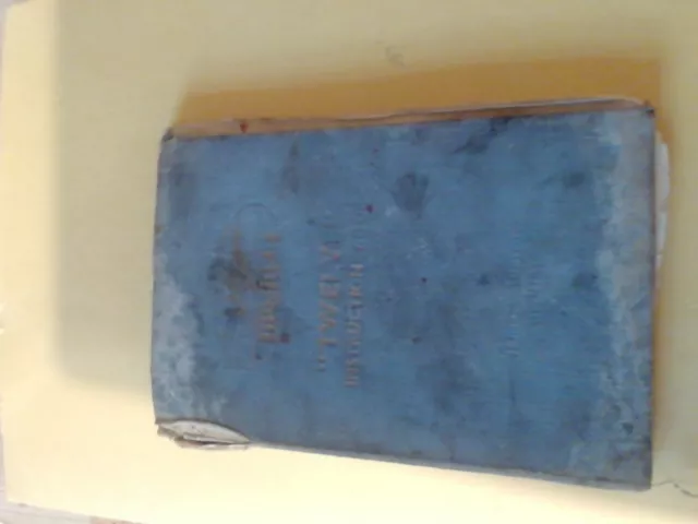 HUMBER TWELVE 1937 Original Instruction Book