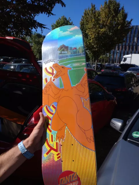 Santa Cruz X Pokémon Skateboard Glurak Charizard 8“ Deck