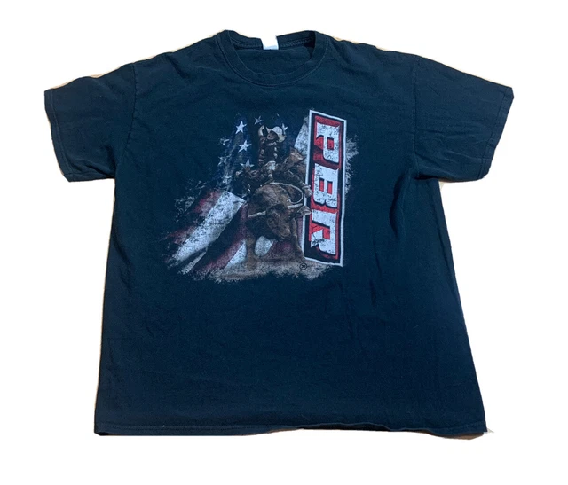 PBR Professional Bull Riding Men’s Built Ford Tough Series T Shirt Size Large