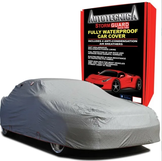 Autotecnica Fully Waterproof Stormguard Sedan/Hatch Car Cover Large Up to 4.7m