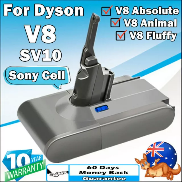 Battery Pack 215681 Replacement for Dyson V8, V8 Animal, V8 Absolute, SV10,  V8 Range, V8 Animal Exclusive, V8 Absolute Cord-Free, V8 Fluffy, Home