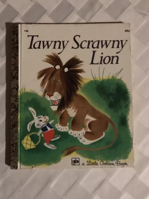 VINTAGE 1974 LITTLE Golden Book - Tawny Scrawny Lion $3.25 - PicClick