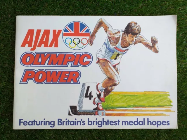 AJAX Olympic Power Book Moscow 1980 Colgate British Sports Coe Daley wells tessa