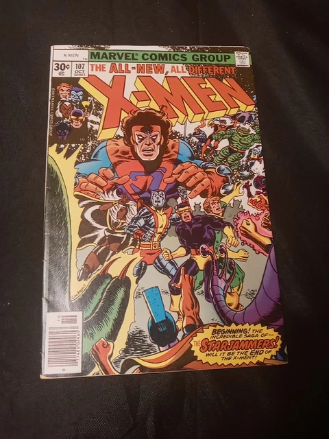 X-Men #107 1St App Team App Starjammers Marvel Comics Vf+