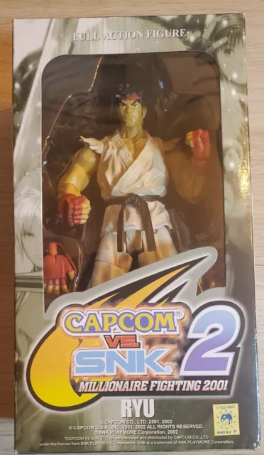 Capcom VS. SNK 2; Millionaire Fighting 2001; Ryu Action Figure New in Box