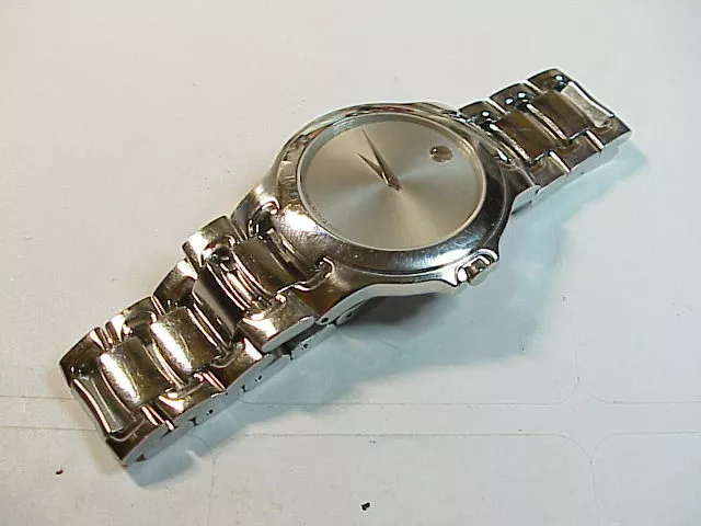 Mans Movado Museum Sapphire Watch  Stainless Steel  84-G1-1898