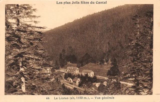 Les plus jolis sites du Cantal - LE LIORAN - vue générale -