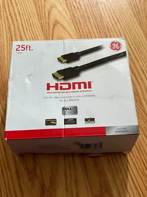 Cable GE HDMI 25 ft
