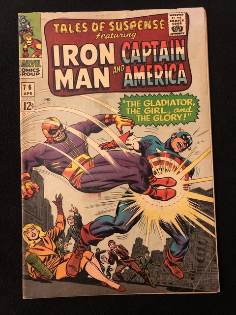 Tales Of Suspense 76 4.5 1966 Marvel Iron Man Captain America No