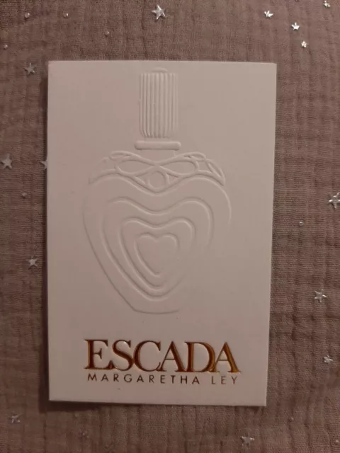 Carte Parfumée - Perfume Card . Escada