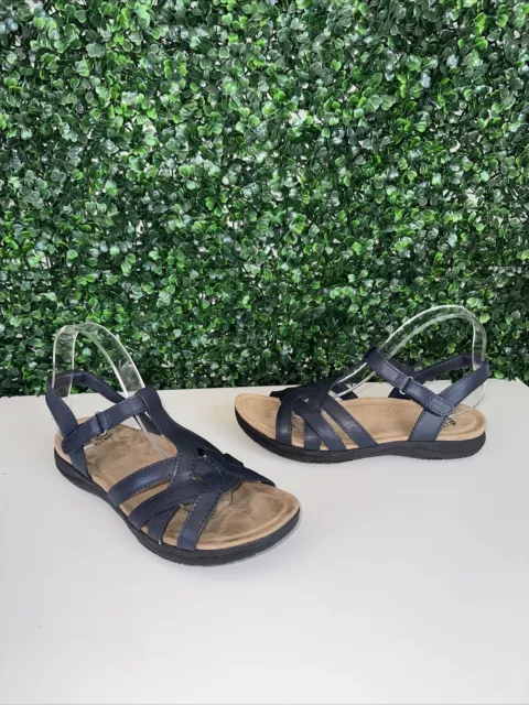 Earth Origins Savoy  Women’s Siana Fisherman Sandal Navy Size 9.5 M