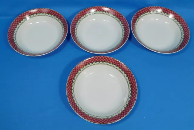 4 Debbie Mumm Sakura NUTCRACKER 7.5" Soup Cereal Bowls Set