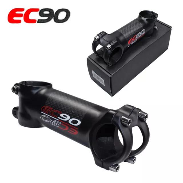 2022 EC90 Carbon+Aluminum Bicycle Stem MTB Road Bike 6/17° Handlebar 31.8/28.6mm