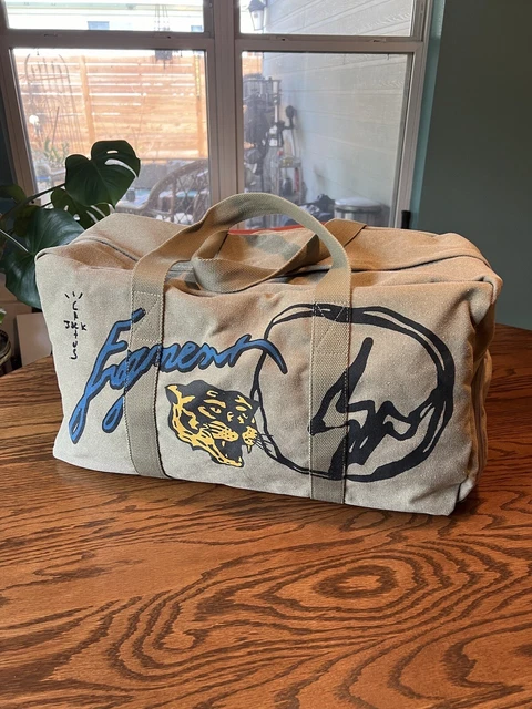バッグ CACTUS JACK FOR FRAGMENT ICONS DUFFLE Cactus Jack by Travis Scott For Fragment Icons Duffle 'Olive
