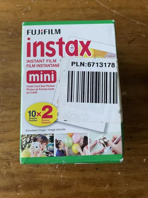 20 Prints Fujifilm Instax Mini Instant Film for Fuji 12 11 9 8 SP-1 & Pol 300