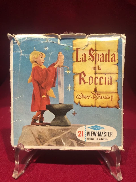 View-Master Stereo 3D, B316 -LA SPADA NELLA ROCCIA -
