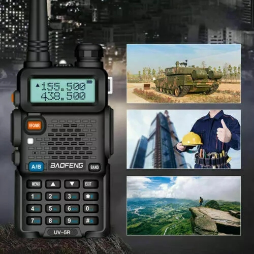 BAOFENG BF-UV5R Dual-Band Two Way FM Radio UHF/VHF Walkie Talkie Long Range UK