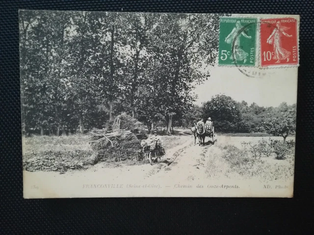 CPA 95 FRANCONVILLE - Chemin des Onze-Arpents