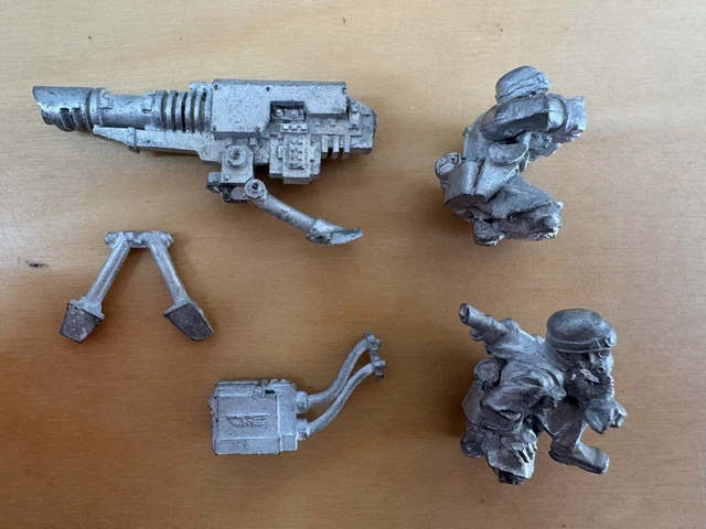 x1 Steel Legon Heavy Bolter Weapon team Métal Warhammer 40K | P-00HX