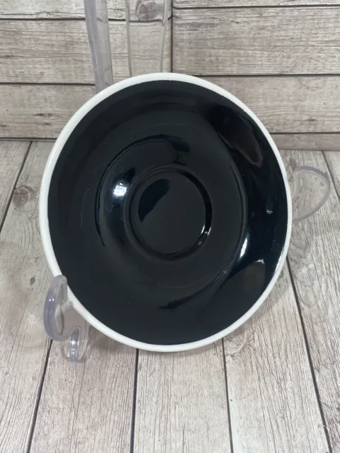 Royal Albert - Masquerade - Tea Saucer -  12 Cm Diameter - Black  Smaller Saucer