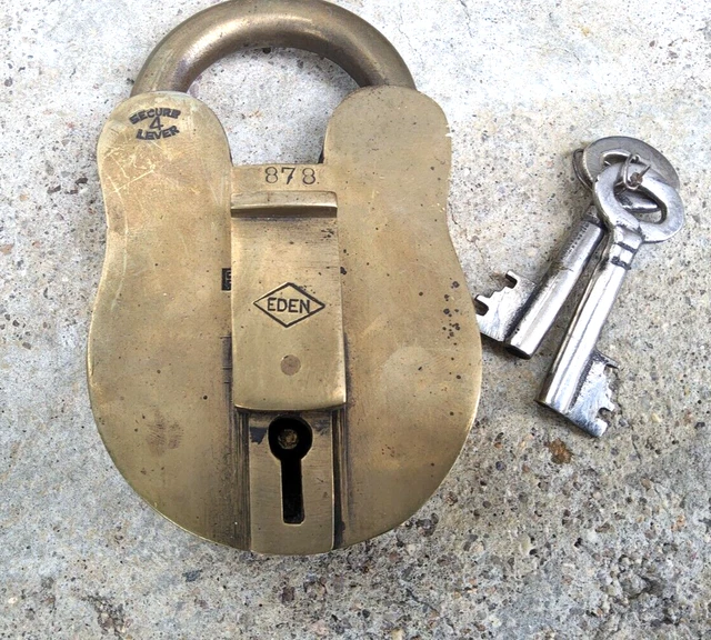 Lot De 2 Cadenas Powerfix Anse Acier Cémenté - 40 Et 50 Mm - Neufs