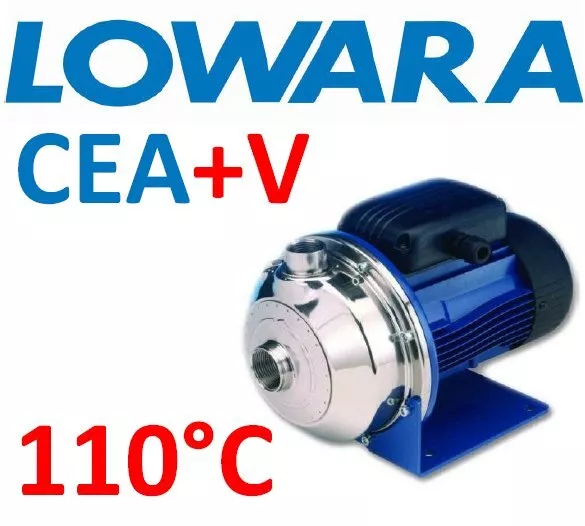 Pompe centrifuge monocellulaire AISI304FPM CEA70/5+V 0,55kW 0,75Hp 3x400V Lowara