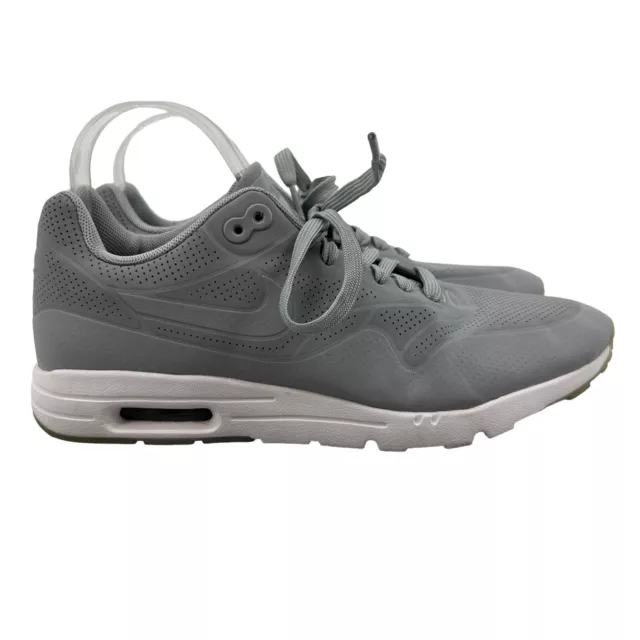 Nike Air Max 1 Ultra Moire Sneakers Womens 10 Wolf Gray Athletic Fashion Shoes