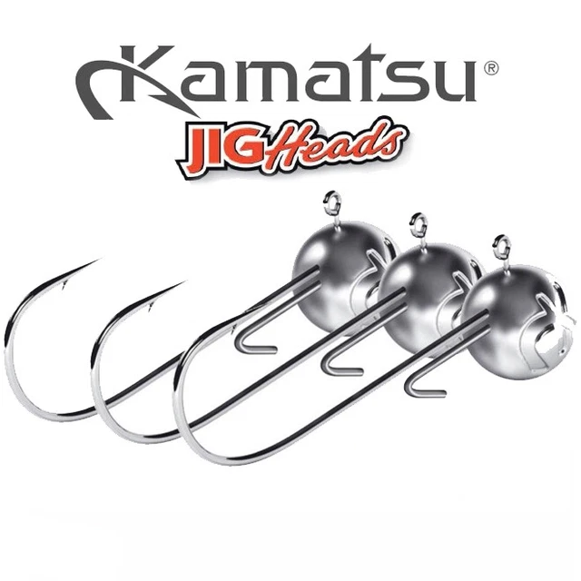 Kamatsu Jigheads X-Press - Jigköpfe Jighaken Jigkopf  5-35g Jigkopf-Haken 3Stk.