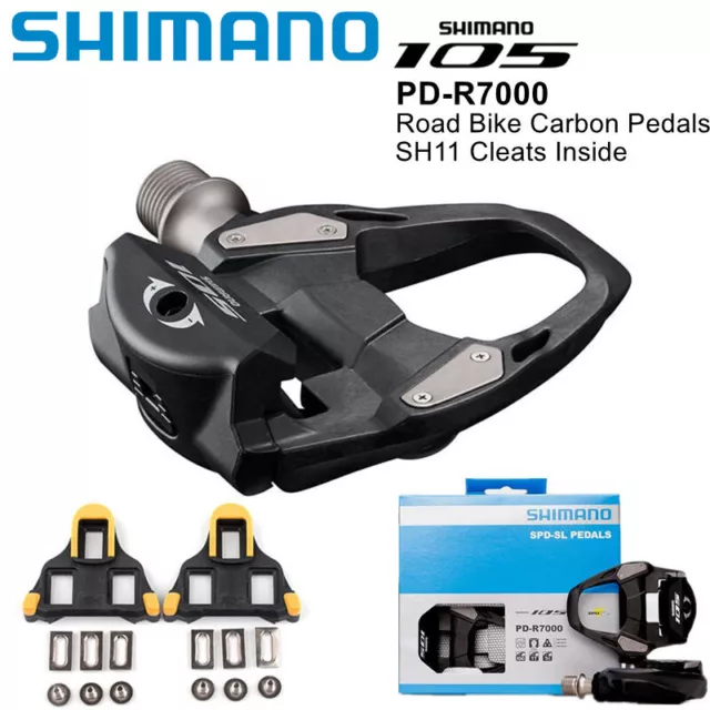 Shimano R540/R550/R7000/R8000 Clipless Carbon Pedal 9/16" SPD-SL Single Release