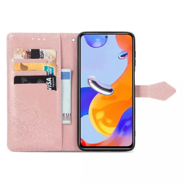 Funda de cuero para Samsung S20 S21 S22 S23 S24 Plus Note 8 9 10 lote cubierta billetera 3