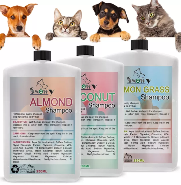 Dog & CAT Shampoo - Natural Puppy Shampoo Cologne - Grooming Healthy Shiny Coat