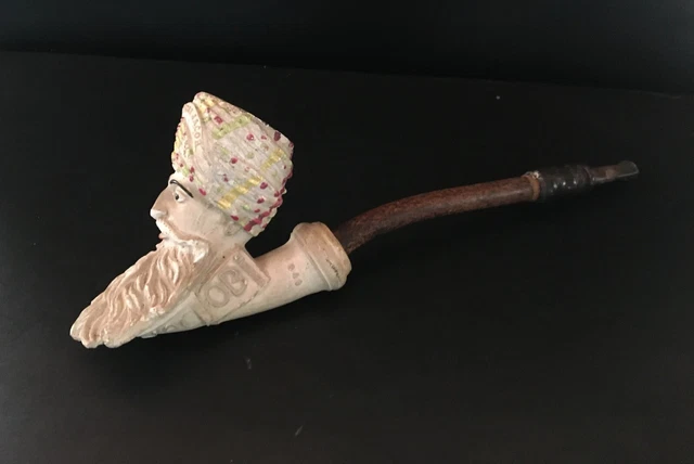 RARE PIPE JACOB N°785 bis par Louis Fiolet XIXème St Omer Polychrome EUR 22,95 - FR