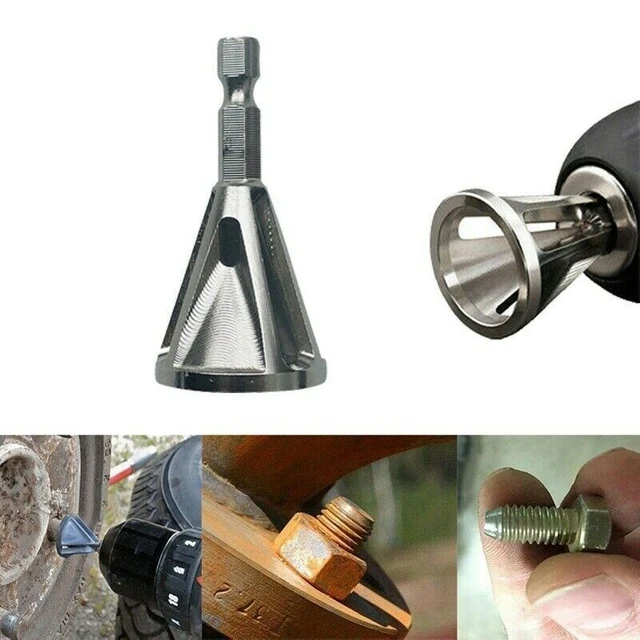 Deburring External Chamfer Tool Stainless Steel Remove Burr Parts Drill Bit Home
