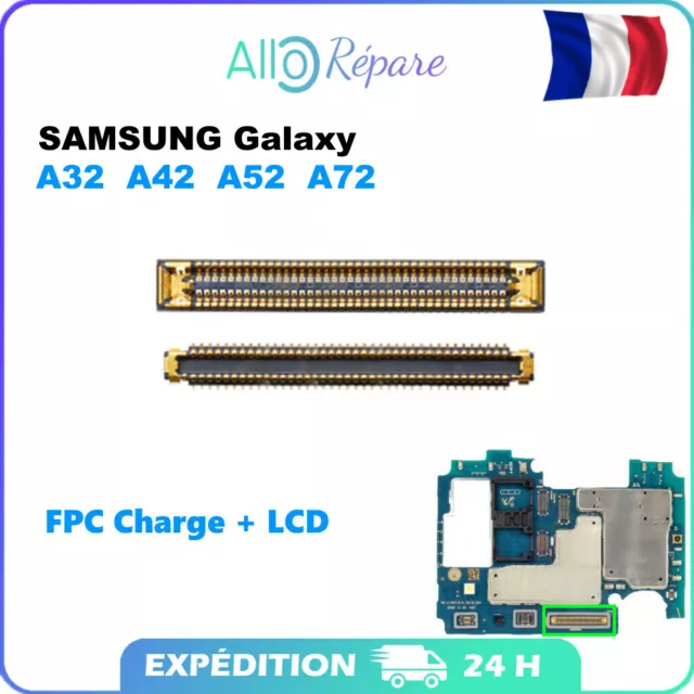 Connecteur FPC LCD + Charge Sur Carte Mère SAMSUNG GALAXY A22 A32 A42 A52 A72 5G