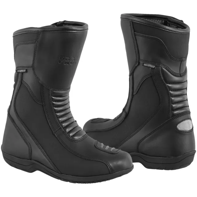 Motorcycle Motorbike Touring Boots CE Armoured Waterproof Leather Riding Shoes