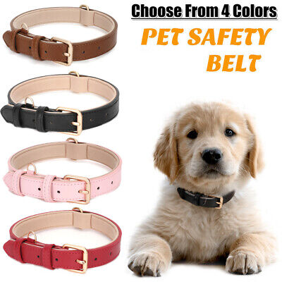 Full Grain Leather Dog Collar Adjustable Heavy Duty Dog Collar 4 Sizes XS,S,M,L