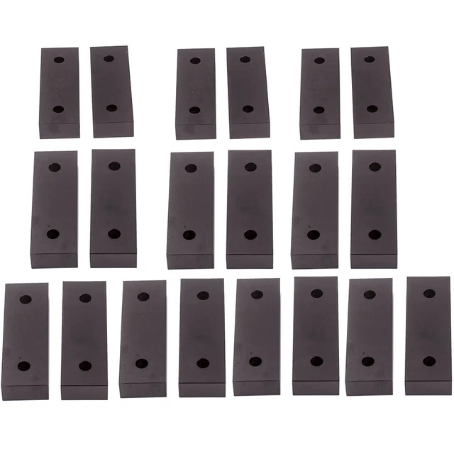 10PACK 6 x 2 x 1 Reversible Aluminum Vise Soft Jaws for Kurt 6 Vises NEW