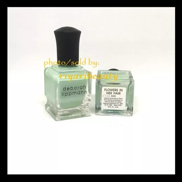 Deborah Lippmann "FLOWERS IN HER HAIR" Nail Polish .5oz **IN BOX** 2