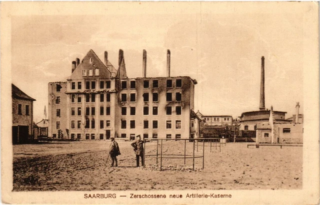 CPA AK SARREBOURG SAARBURG I.L. shot new artillery barracks (387676)