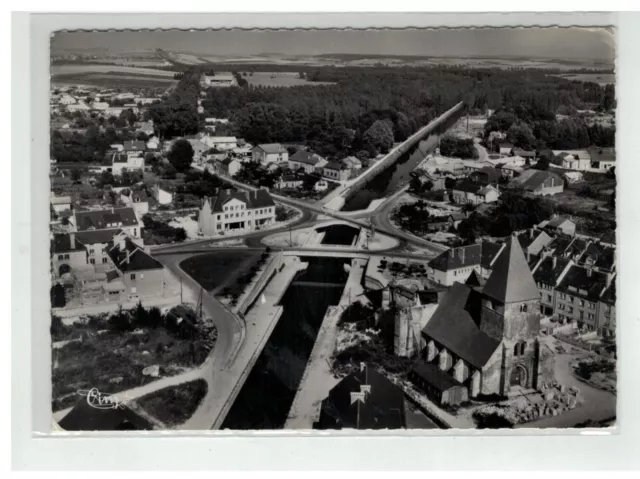 08 Le Chesne Vue Aerienne Sur Eglise Et Les Ponts En X Nâ° 17613