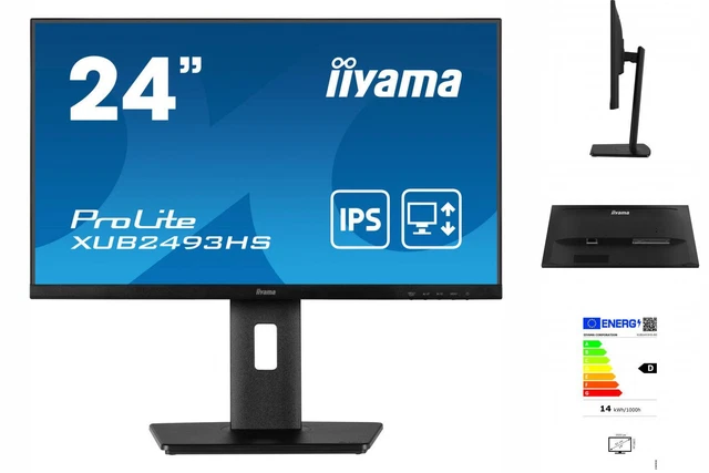 Monitor Iiyama XUB2493HS-B5 24 Zoll Bildschirm Display PC