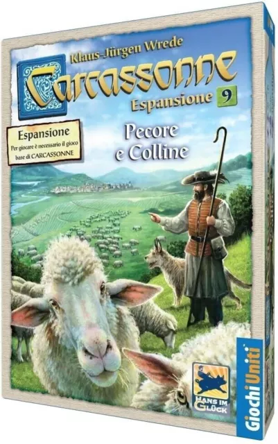 CARCASSONNE PECORE E COLLINE 9a espansione italiano gioco da tavolo