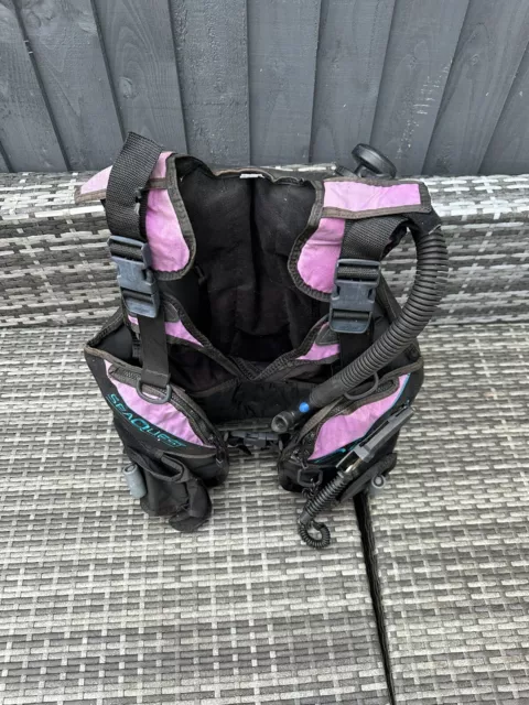 Seaquest Diva ~ Women's Pink Scuba Diving BCD Size Medium