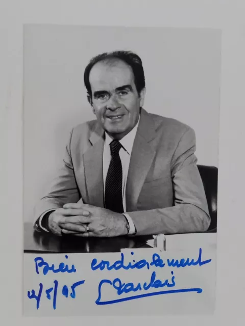 Georges Marchais - Politiker - original Autogramm - ca. 15x10cm - Autogrammkarte